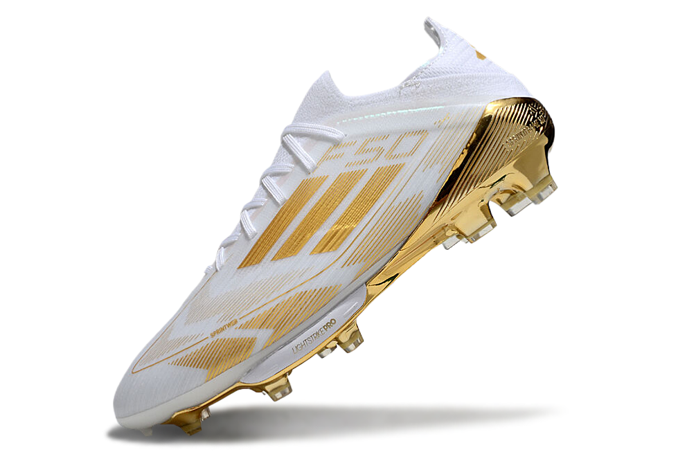 Adidas F50+ White/Gold ‘Laces’